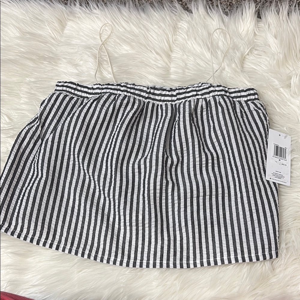 NWT Hurley Daybreak Stripe Tank String Straps Size M